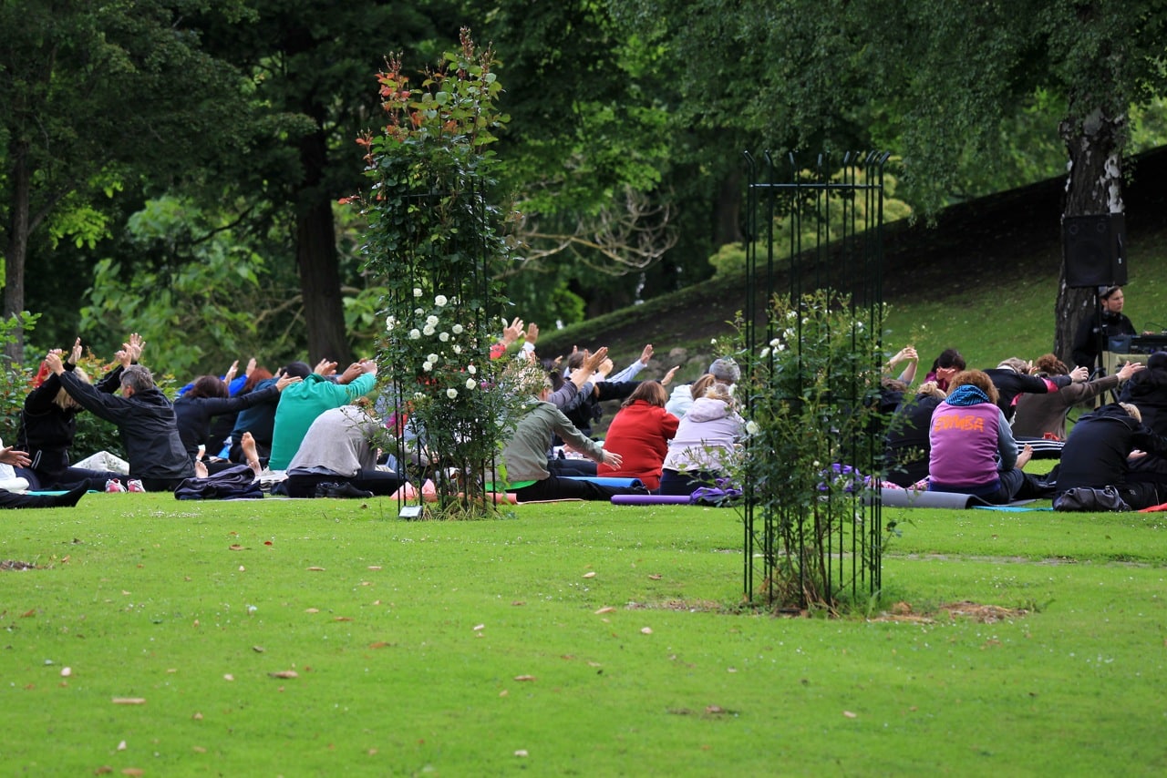 yoga i parken 3